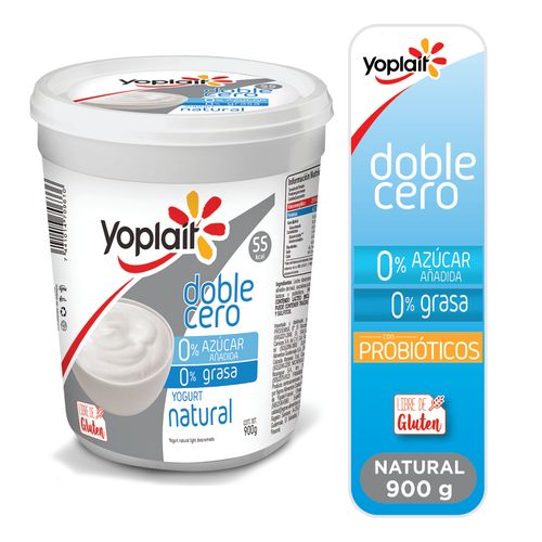 Yogurt Yoplait batido natural light doble cero - 900 g