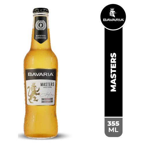 Cerveza Premium Bavaria Master Edition Carrier botella vidrio 355ml