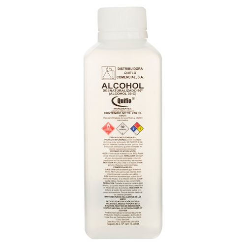 Acohol Quiflo 96 Desnaturalizado -250ml