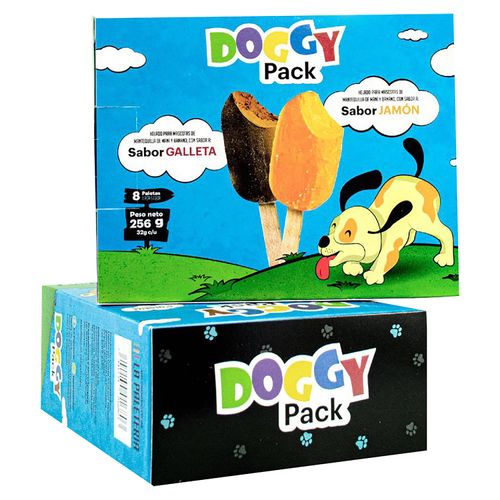 8 Pack Helado Sensación Paleta Para Perro Doggy -256gr