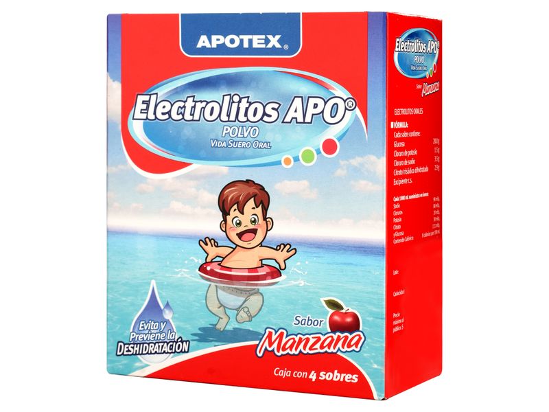 Comprar Electrolitos Apotex Sabor Manzana, Precio Indicado Por Unidad ...