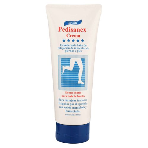 Crema refrescante Trivoli pedisanex para relajación de musculos piernas y pies - 230 g