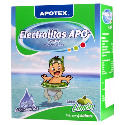 Electrolitos Apotex Sabor Limón, Precio indicado por unidad