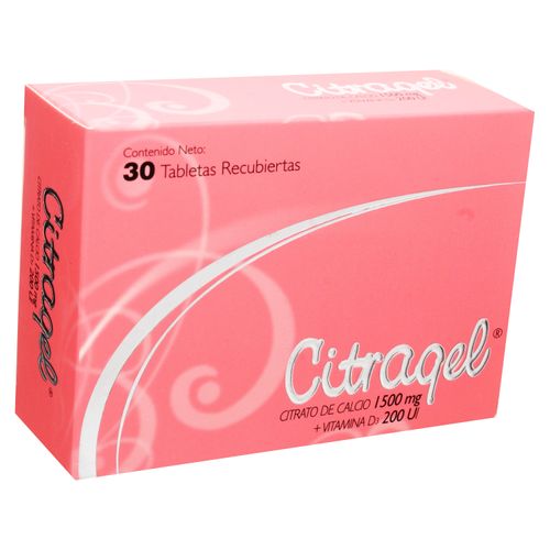 Citragel 1500 Mg/200Ui X30 Tabletas