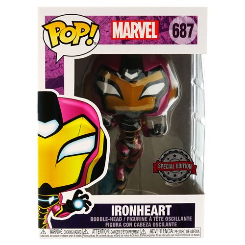 Pop Marvel Comics Iron Heart Chase