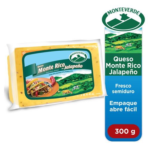 Queso Monteverde Maduro Sabor Jalapeño - 300 g
