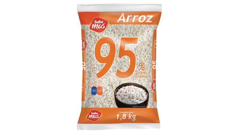 Comprar Arroz Integral Indiana 99% Grano Entero -1000gr