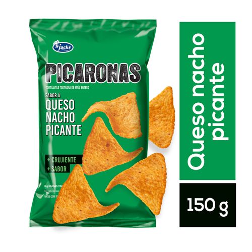 Snack Picaronas Queso Nacho Picante Jack´S - 150Gr