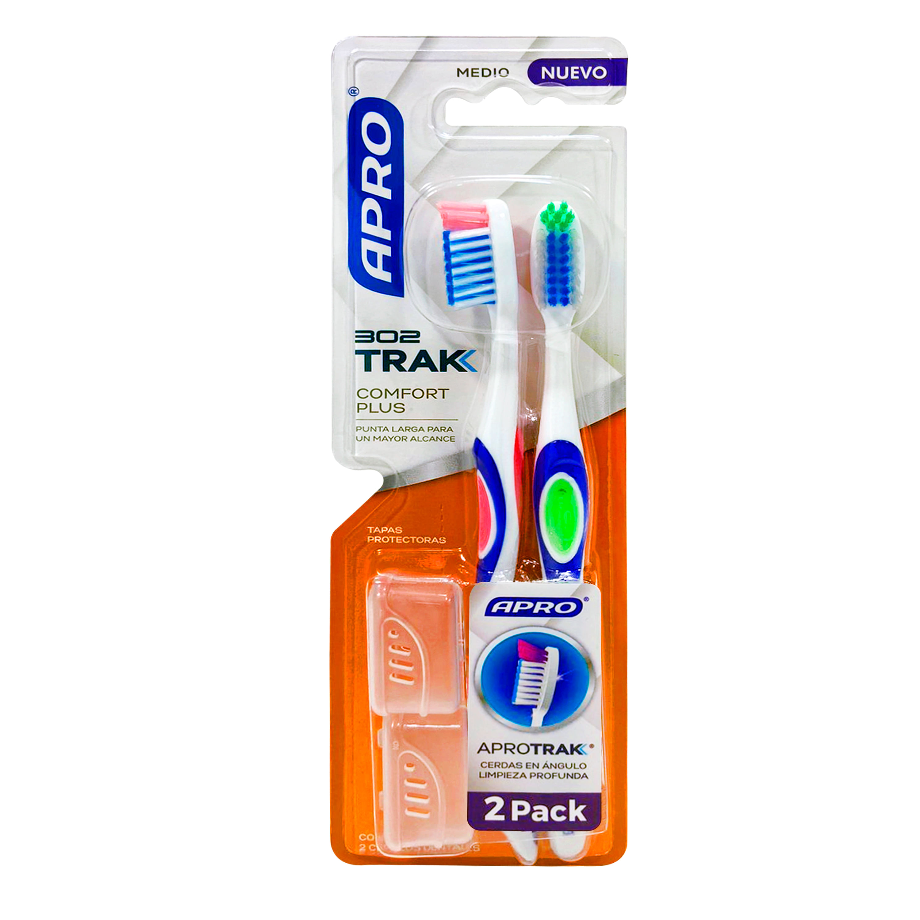 Comprar 2 Pack Cepillo Dental Apro Comfort Plus Medio, Walmart Costa Rica  - Maxi Palí