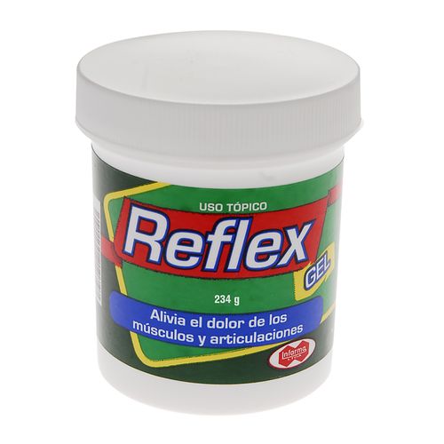 Gel Reflex para uso tópico alivia el dolor de los musculos y articulaciones - 234 g