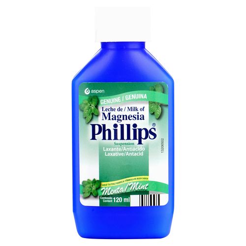 Leche De Magnesia Phillips, Sabor Menta -120 ml