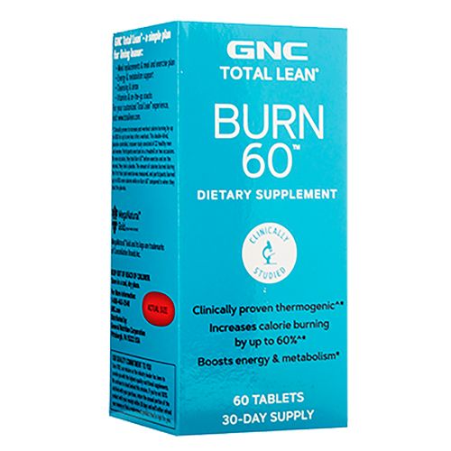 Burn 60 GNC total lean frasco 60 cápsulas - Precio indicado por frasco