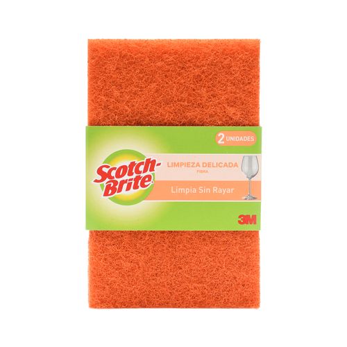 Fibra Scotch Brite Naranja No Rayas - 2 Uds