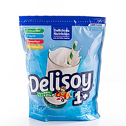 Bebida Delisoy 1+ Sin Lactosa Doypack -800gr