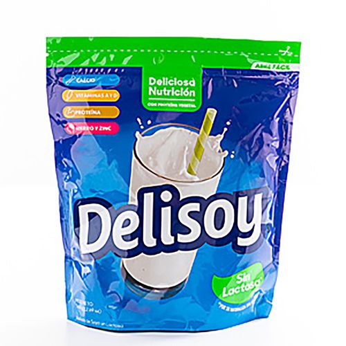 Bebida Delisoy De Soya, Sin Lactosa -360gr