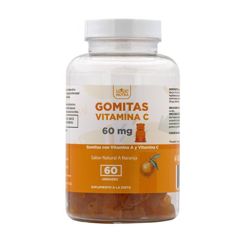 Gomitas Vitamina C Logic Nutra 60 Mg X120