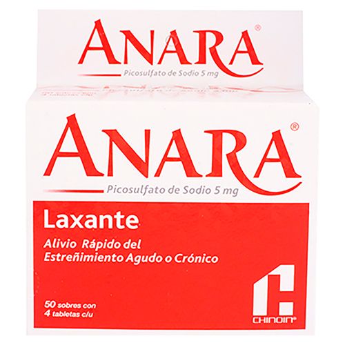 Anara 5Mg, Precio indicado por unidad