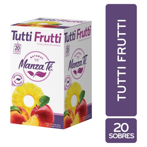 Té Manzaté Tutti Frutti Caja 20 Uds -40 g