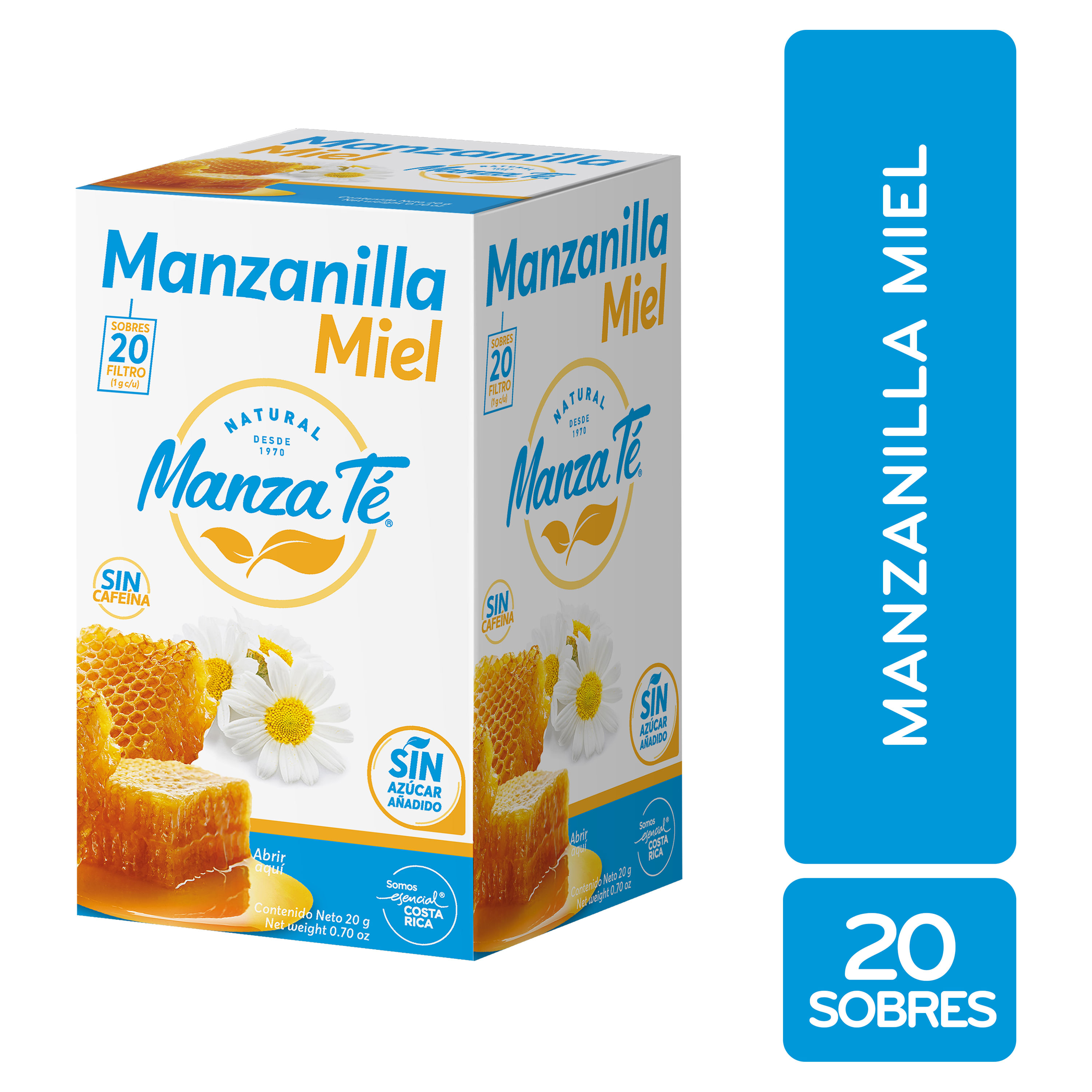 Te Manzanilla Con Anis Manzate Caja 20 Unidades - 26gr