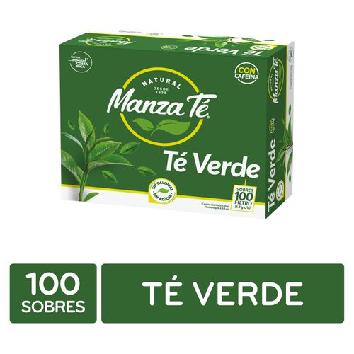 Té Verde Manza Té 100 Uds -130 g