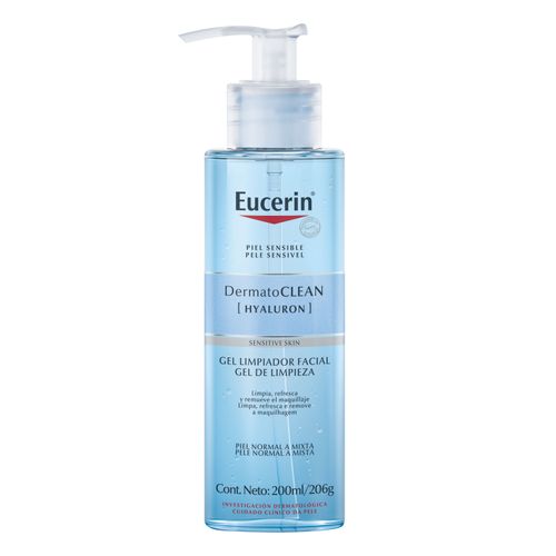 Gel Limpiador Eucerin Facial DermatoClean -200ml