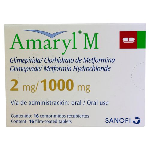 Amaryl M 2Mg X16 Tabletas