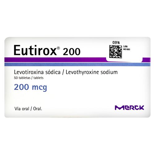 Eutirox 200Mg X50 Tab