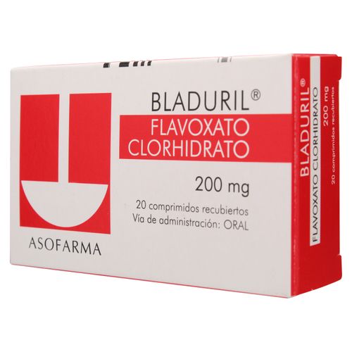 Bladuril 200 Mg, Precio indicado por unidad