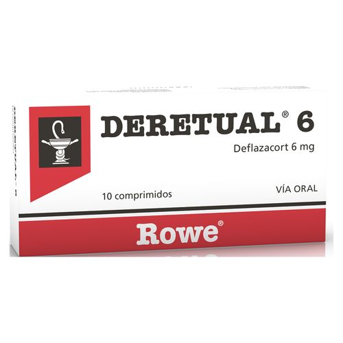Deretual 6 mg caja 10 comprimidos - Precio indicado por comprimido