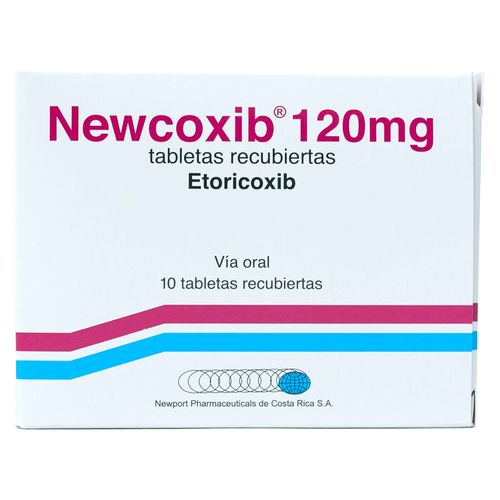 Newcoxib 120Mg, Precio indicado por unidad