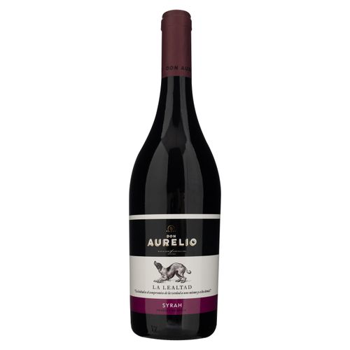 Vino tinto Don Aurelio syrah valdepeñas botella - 750 ml