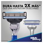 M-quina-de-Afeitar-Recargable-Gillette-Mach3-AquaGrip-con-Mango-Antideslizante-2-Repuestos-3-28857