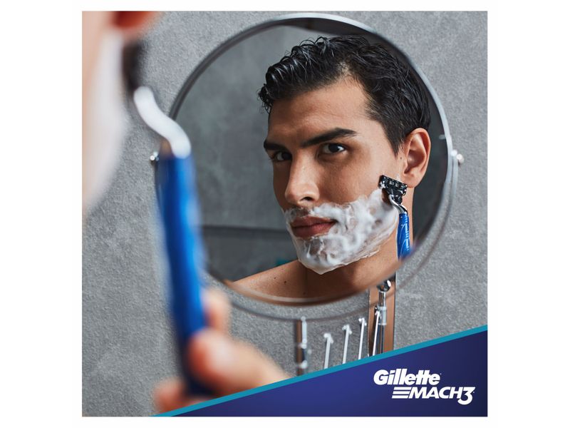 M-quina-de-Afeitar-Recargable-Gillette-Mach3-AquaGrip-con-Mango-Antideslizante-2-Repuestos-4-28857