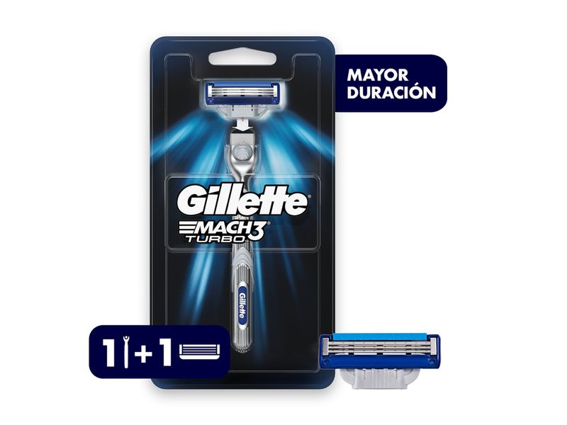 Afeitadora-Recargable-para-hombre-Gillette-Mach3-Turbocon-banda-lubricante-30-m-s-grande-1-unidad-9-29490