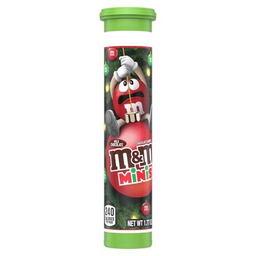 Chocolate con Leche M&M'S Navidad Mega Tubo - 50.2 gr