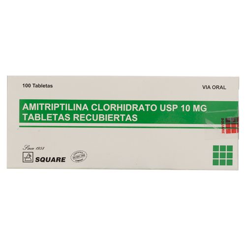 Amitriptilina Clorhidrato 10Mg , Precio indicado por unidad