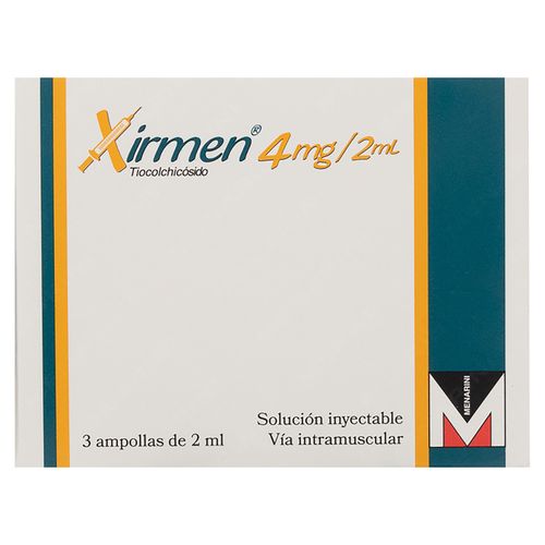 Xirmen 4Mg/2ml, Precio indicado por unidad