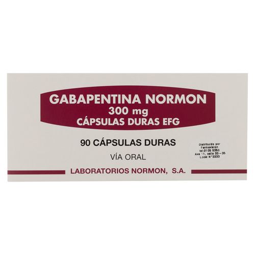 Gabapentina Normon 300 Mg, Precio indicado por unidad