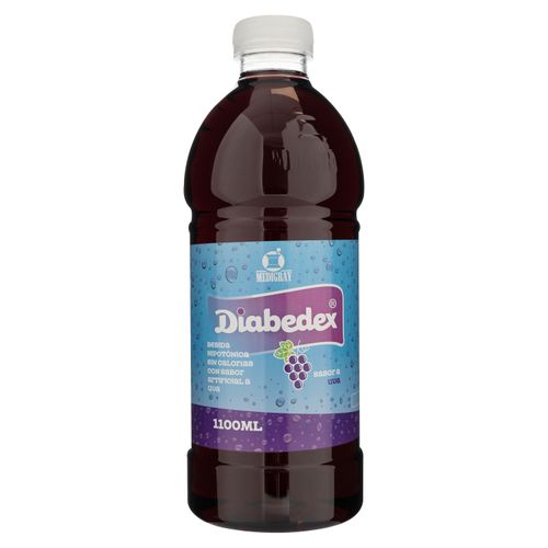 Bebida diapotónica Medigray diabedex sabor Uva - 1100 ml