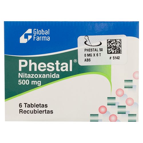 Phestal 500Mg X6 Tab