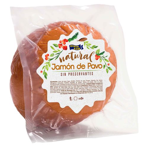 Jamón de Pavo Cinta Azul Natural Bolita - Kilo