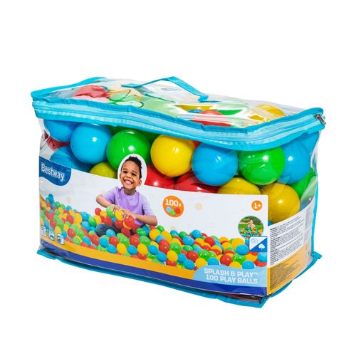 Bolsa de bolas Bestway, 100 bolas. Modelo: 52027