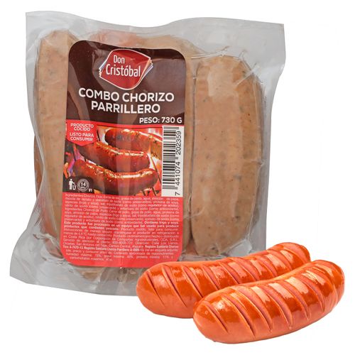 Combo Chorizo Parrillero Don Cristobal, Empacado, Precio indicado por Kilo