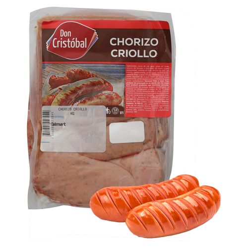Chorizo De Res Criollo Don Cristobal, Precio indicado por Kilo