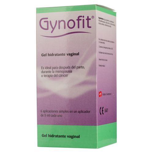 Gel hidratante vaginal Gynofit 5 ml caja 1 aplicador - Precio indicado por caja