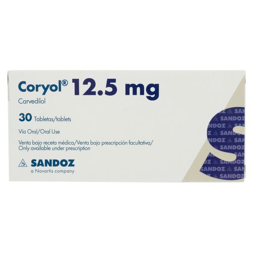 Coryol 12.5 Mg X30 Tabletas