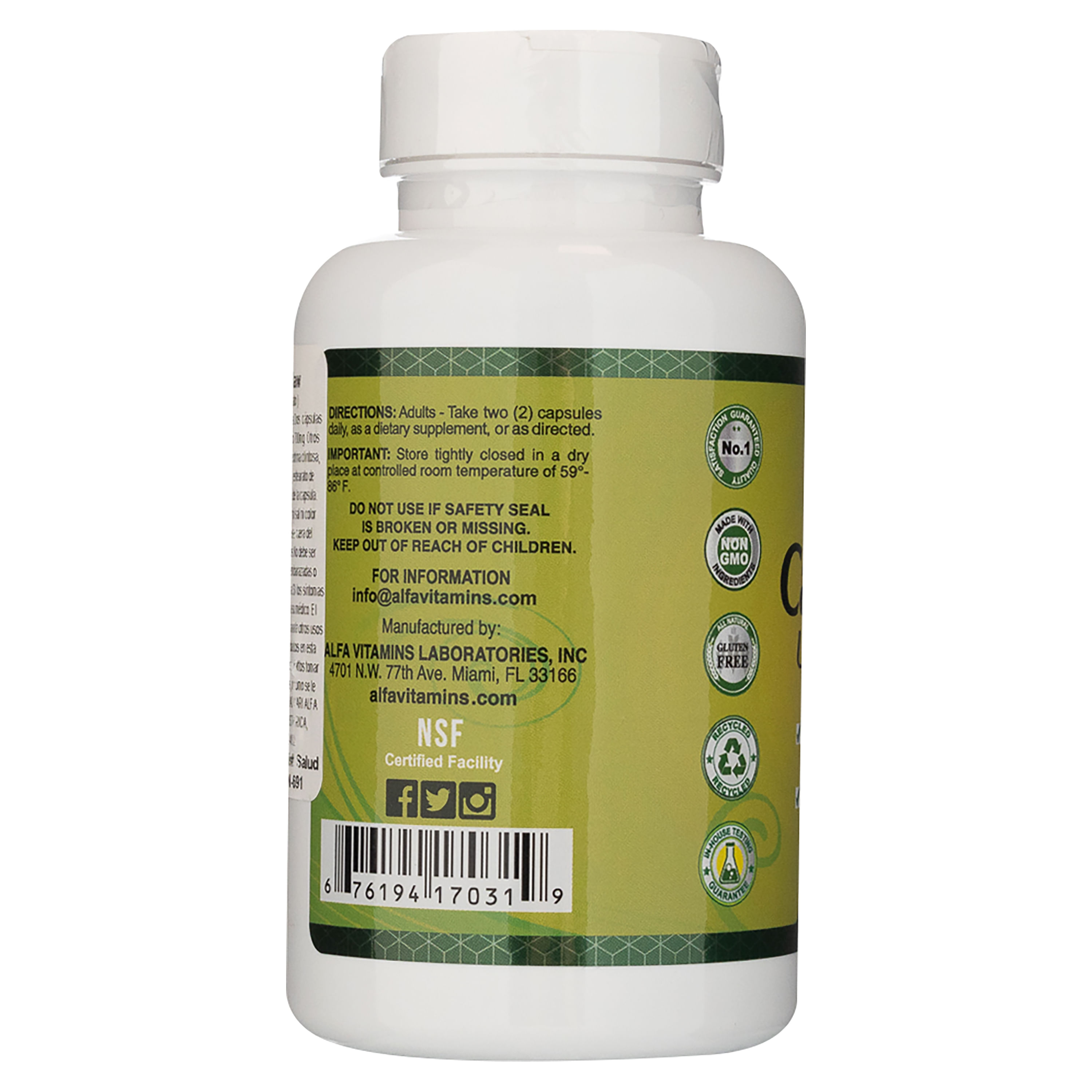 Comprar Alfa Vitamins Una Gato 60 Caps | Walmart Costa Rica