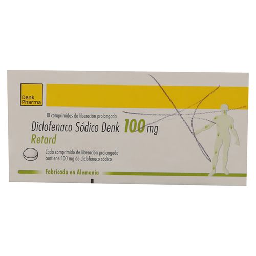 Diclofenaco Sodico Retard 100Mg, Precio indicado por unidad