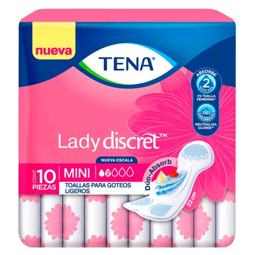 Toalla Incont Tena Lady Mini 10Ea