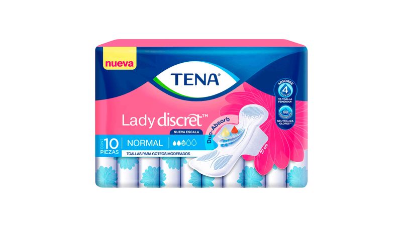 Lady Normal - Compresas Femeninas para Incontinencia Urinaria (12 unidades  por paquete)